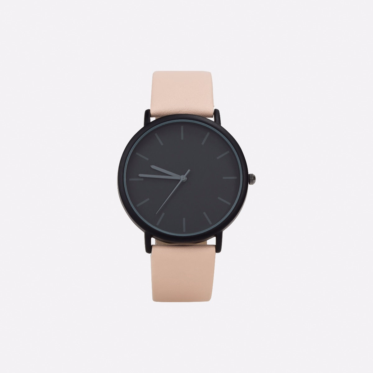 Innova collection - watch with pale pink bracelet and black dial