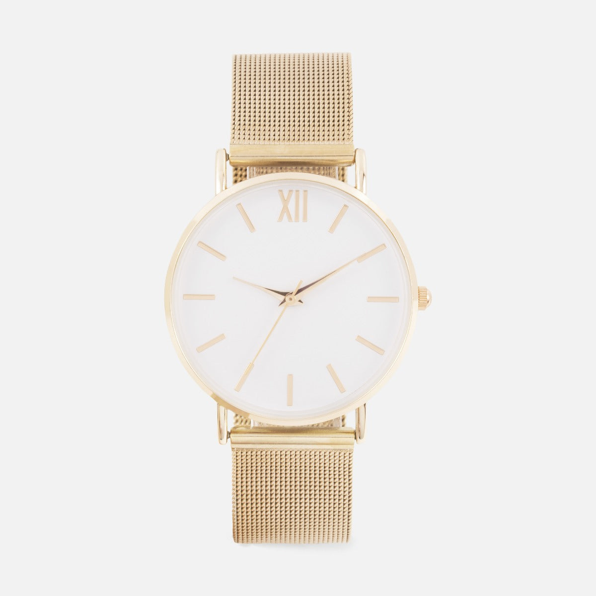 Iconik collection - golden watch with mesh bracelet 36 mm