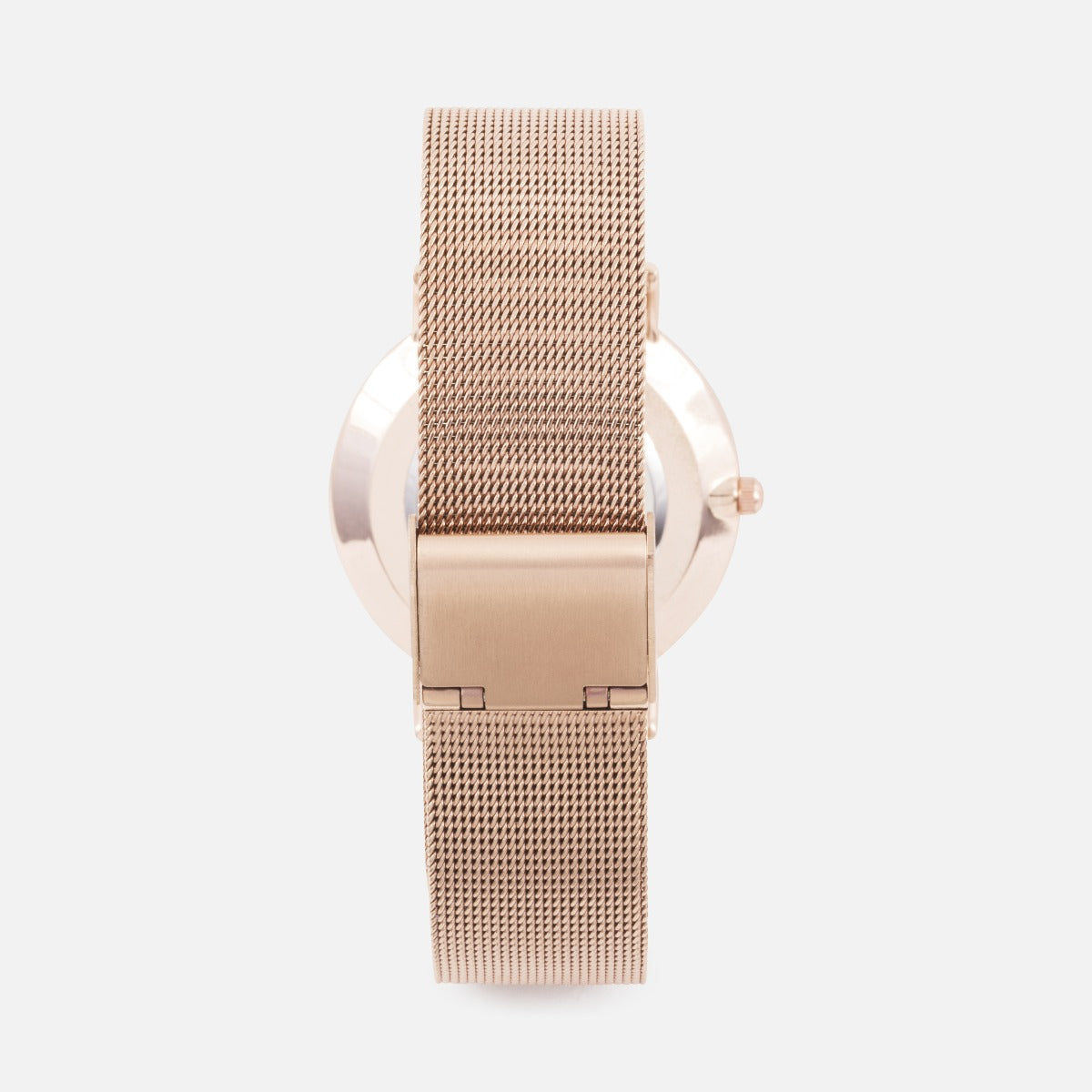 Iconik collection - rose gold watch with mesh bracelet and round dial (36 mm)