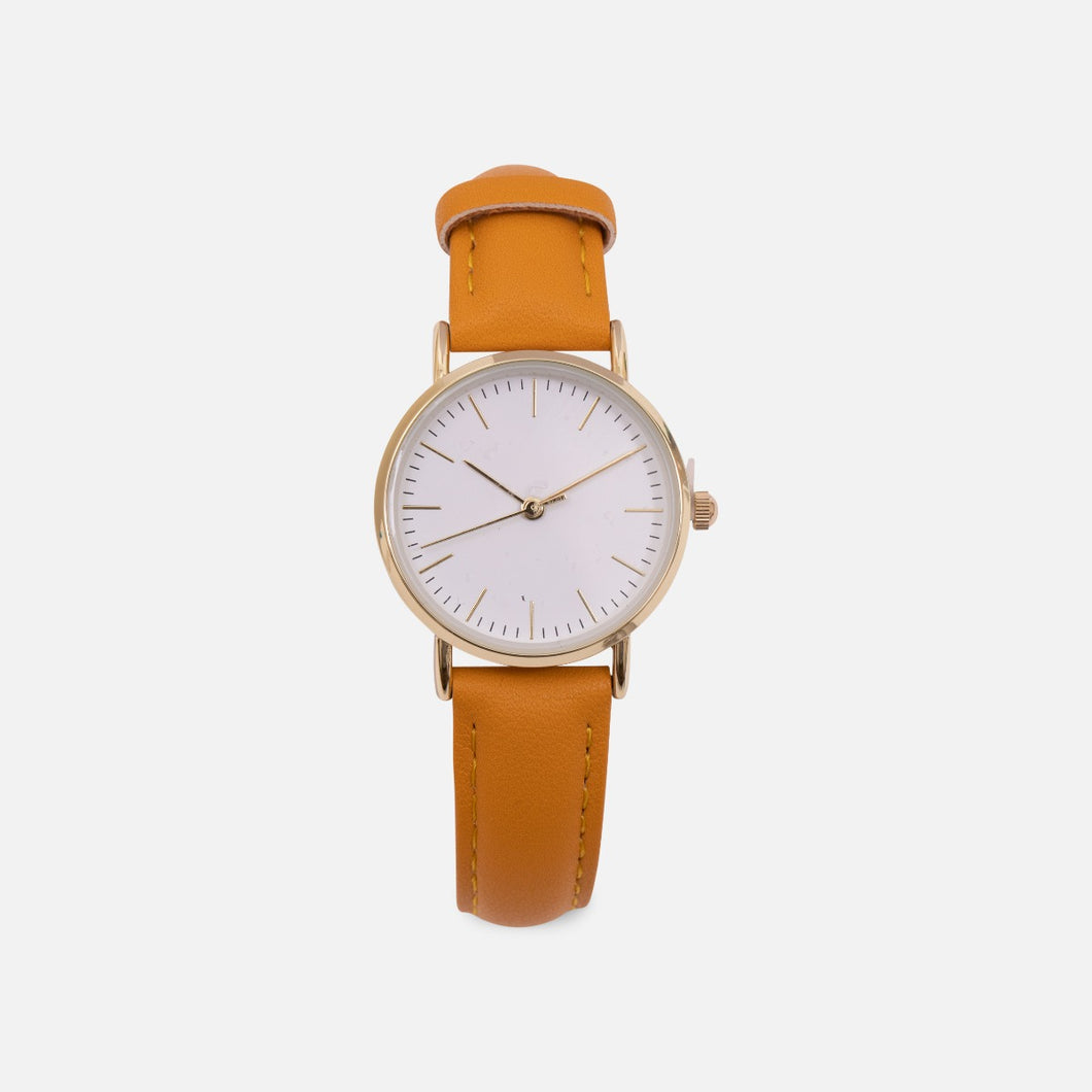 Classik collection - watch with yellow bracelet