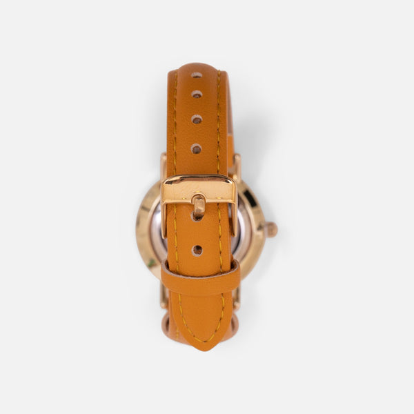 Load image into Gallery viewer, Classik collection - watch with yellow bracelet
