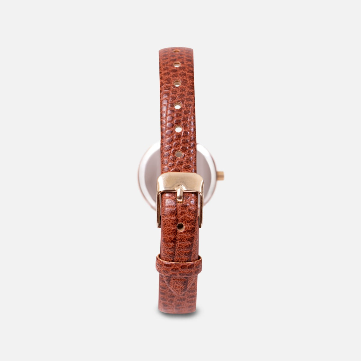 Collection unik - montre avec bracelet rouille effet peau de serpent