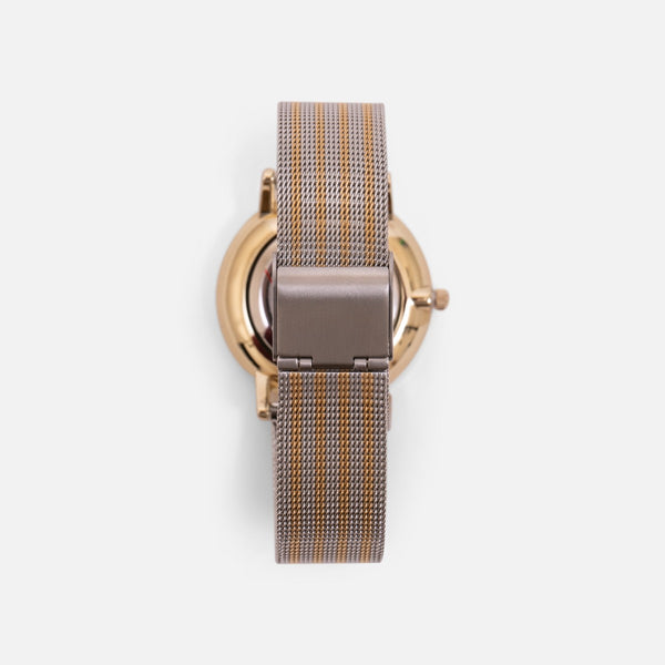 Load image into Gallery viewer, Iconik collection - silver and golden watch
