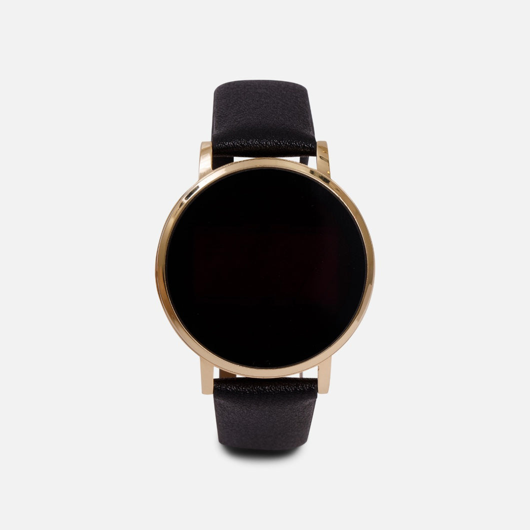 Collection innova - montre noire avec écran digital