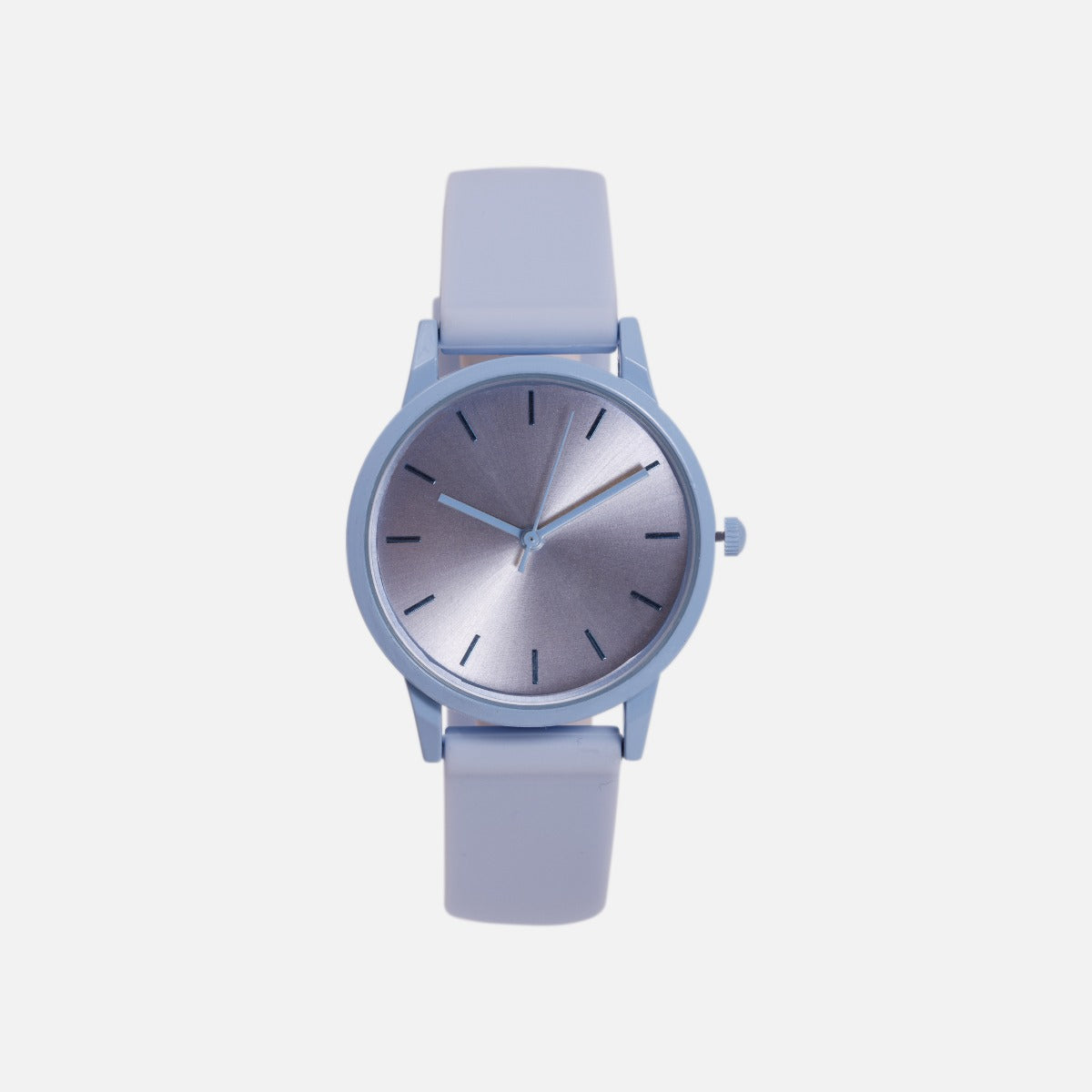 Innova collection - blue watch with round dial and silicone strap