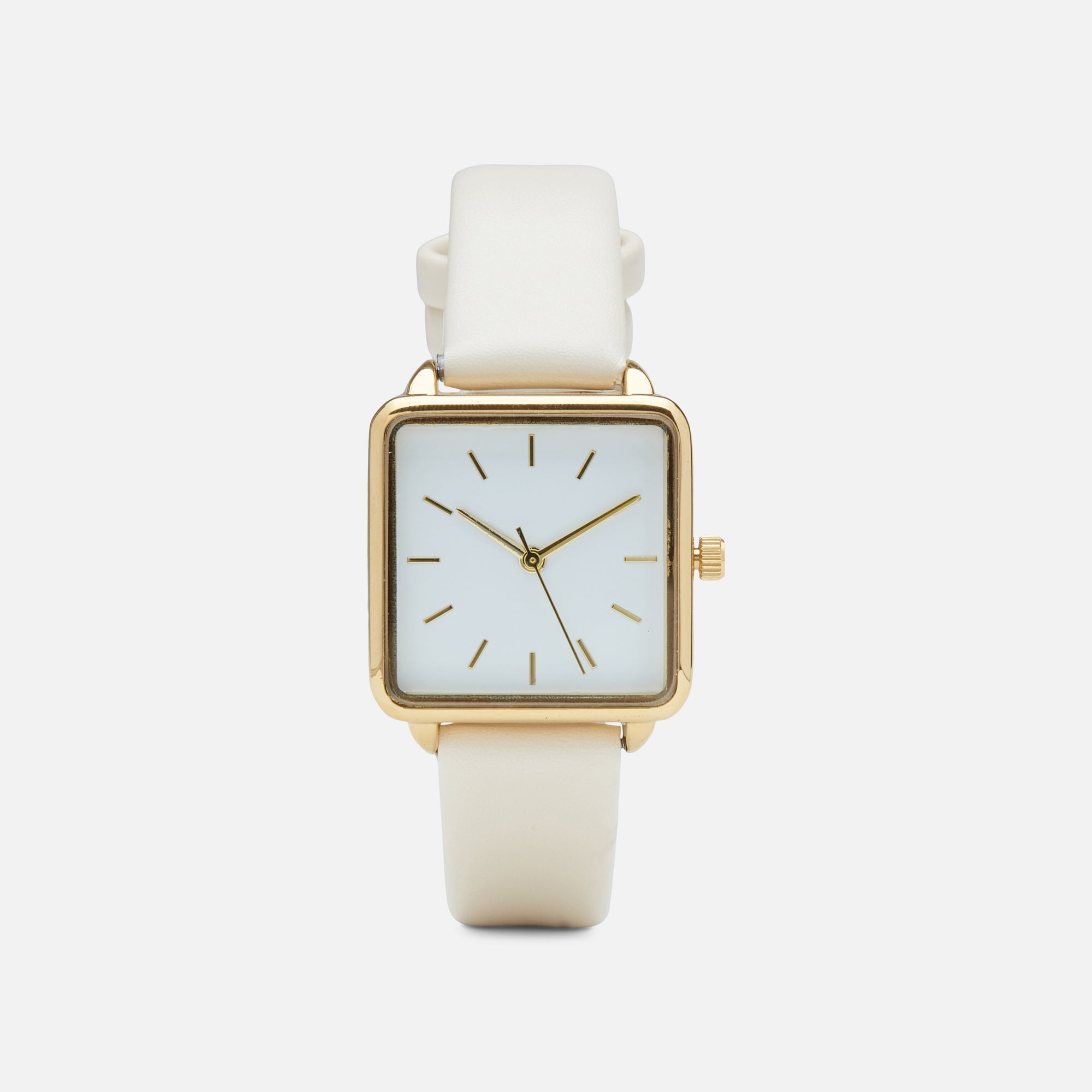 Collection minima – montre carrée beige