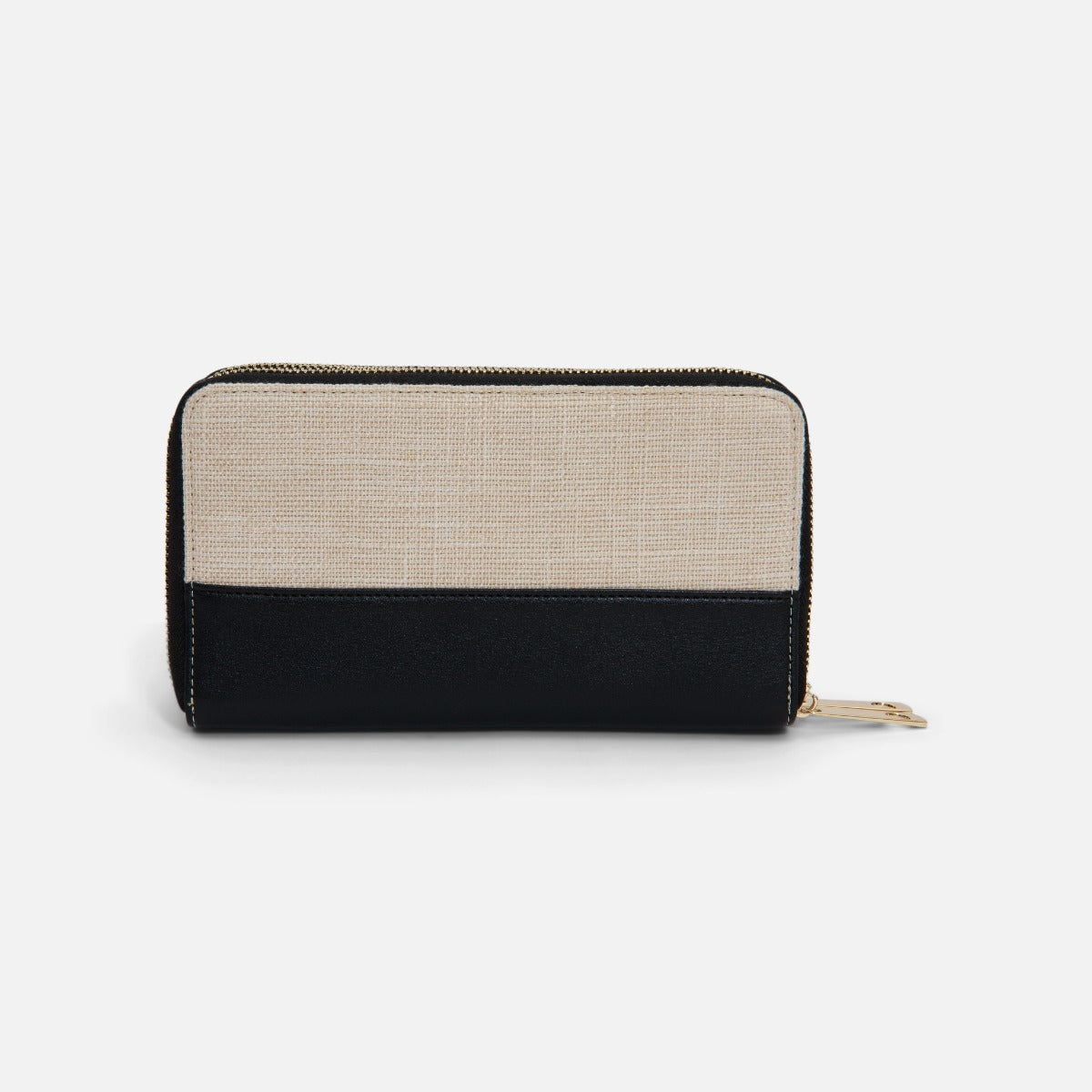 Double natural and black wallet 